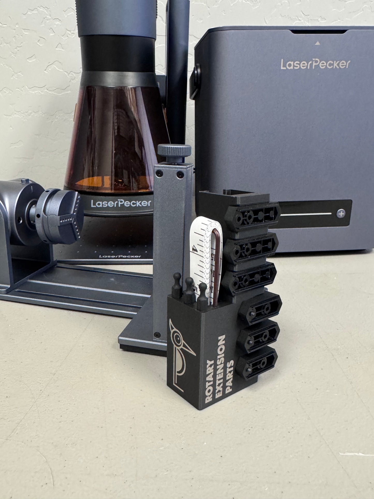 LaserPecker Rotary Extension Accessory Holder