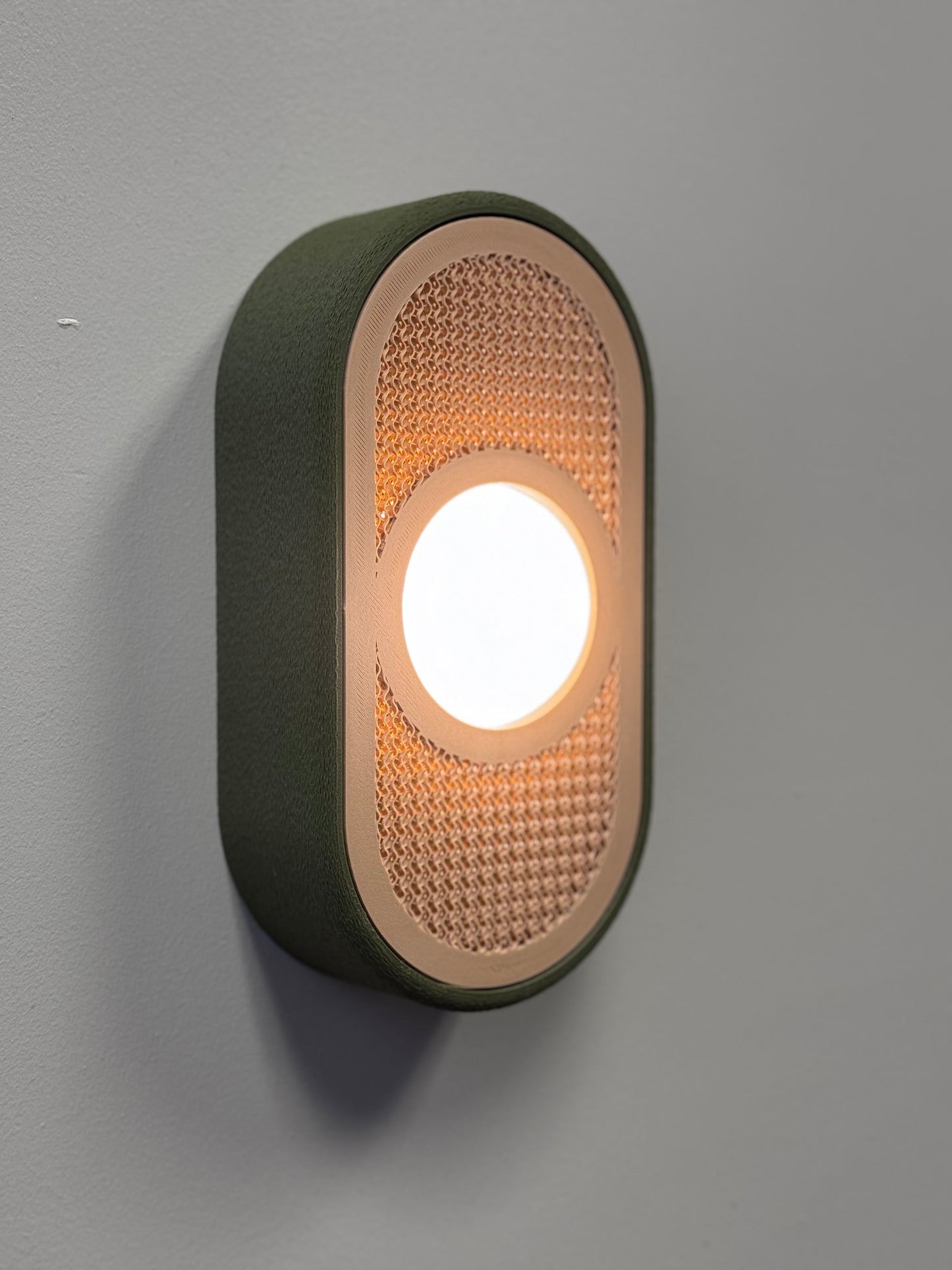 Mori Dot Wall Lamp — Japandi-Inspired Sconce, Dimmable LED, Cordless & Rechargeable