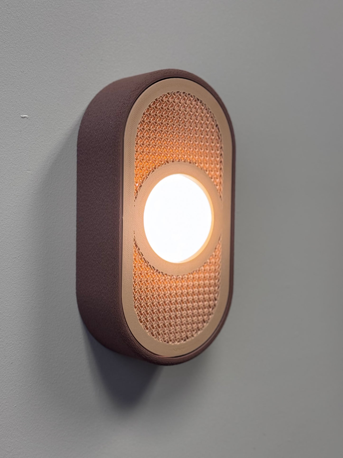 Mori Dot Wall Lamp — Japandi-Inspired Sconce, Dimmable LED, Cordless & Rechargeable