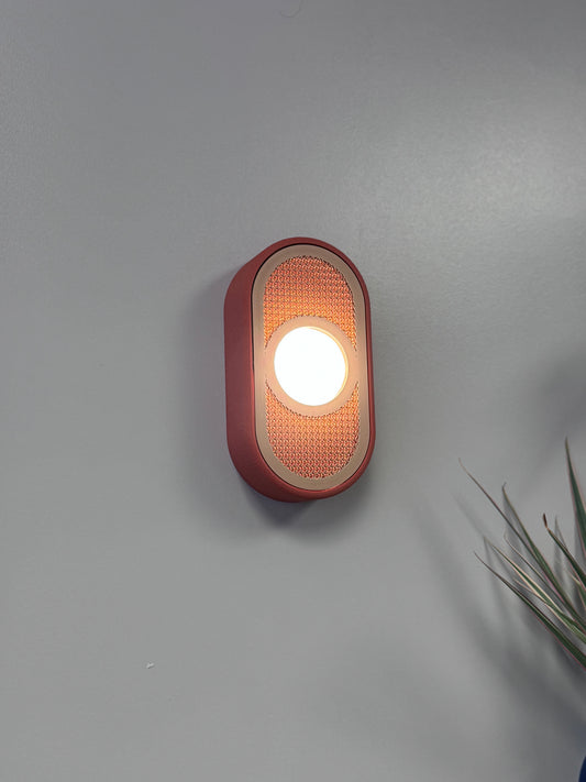 Mori Dot Wall Lamp — Japandi-Inspired Sconce, Dimmable LED, Cordless & Rechargeable